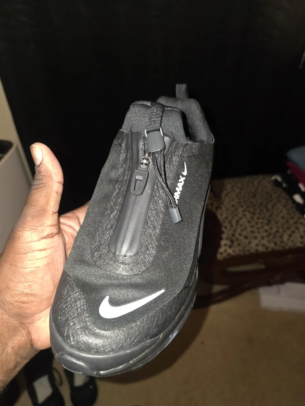 Nike Air Max Kids' Black Athletic Shoe